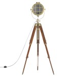 vidaXL Lampă de podea trepied, 165 cm, lemn masiv de mango vidaXL Lampă de podea trepied, 165 cm, lemn masiv de mango