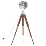 vidaXL Lampă de podea trepied, 165 cm, lemn masiv de mango vidaXL Lampă de podea trepied, 165 cm, lemn masiv de mango
