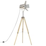 vidaXL Lampă de podea cu trepied, 140 cm, lemn masiv de mango vidaXL Lampă de podea cu trepied, 140 cm, lemn masiv de mango