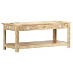 vidaXL Măsuță de cafea, 110 x 50 x 45 cm, lemn de mango vopsit manual vidaXL Măsuță de cafea, 110 x 50 x 45 cm, lemn de mango vopsit manual