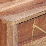 vidaXL Birou de scris cu sertare, 100x55x75 cm, lemn masiv de acacia