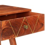 vidaXL Masă consolă, 90 x 35 x 76 cm, lemn masiv de acacia