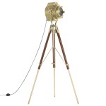 vidaXL Lampă de podea cu trepied, 193 cm, lemn masiv de mango vidaXL Lampă de podea cu trepied, 193 cm, lemn masiv de mango