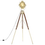 vidaXL Lampă de podea cu trepied, 193 cm, lemn masiv de mango vidaXL Lampă de podea cu trepied, 193 cm, lemn masiv de mango