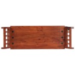 vidaXL Bancă, 111 cm, lemn masiv de acacia