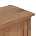 vidaXL Comodă TV, 90 x 30 x 35 cm, lemn masiv de tec