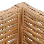 vidaXL Canapea de colț cu perne, ratan natural vidaXL Canapea de colț cu perne, ratan natural