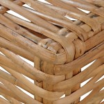 vidaXL Canapea fără brațe cu perne, ratan natural