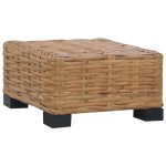 vidaXL Măsuță de cafea, natural, 47 x 47 x 28 cm, ratan vidaXL Măsuță de cafea, natural, 47 x 47 x 28 cm, ratan