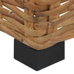 vidaXL Măsuță de cafea, natural, 47 x 47 x 28 cm, ratan vidaXL Măsuță de cafea, natural, 47 x 47 x 28 cm, ratan