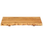 vidaXL Blat lavoar de baie, 58x52x2,5 cm, lemn masiv de acacia