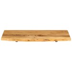 vidaXL Blat lavoar de baie, 80x52x2,5 cm, lemn masiv de acacia