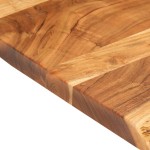 vidaXL Blat lavoar de baie, 80x52x3,8 cm, lemn masiv de acacia