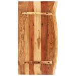 vidaXL Blat lavoar de baie, 100x52x2,5 cm, lemn masiv de acacia