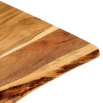 vidaXL Blat lavoar de baie, 100x52x2,5 cm, lemn masiv de acacia
