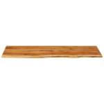 vidaXL Blat lavoar de baie, 140x52x2,5 cm, lemn masiv de acacia