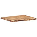 vidaXL Blat de masă, 60x(50-60)x3,8 cm, lemn masiv de acacia