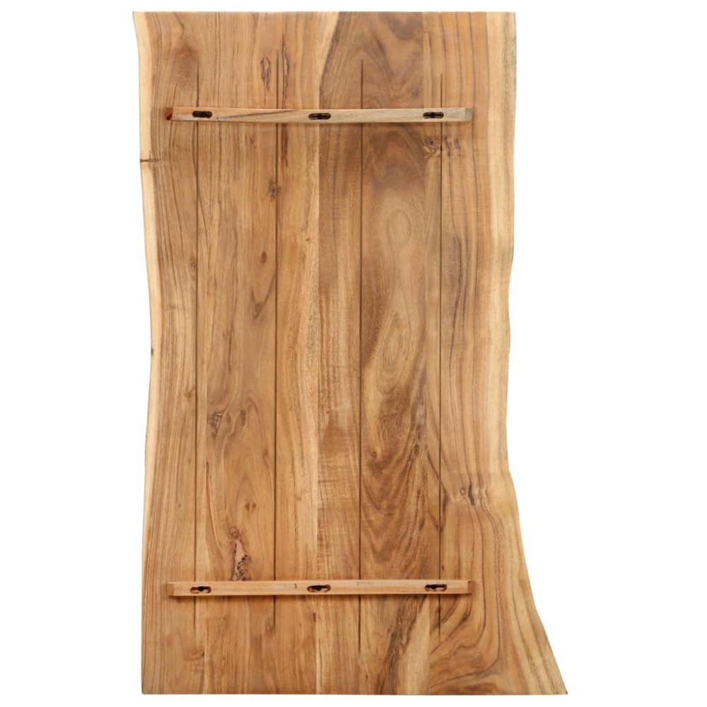 vidaXL Blat de masă, 100x(50-60)x2,5 cm, lemn masiv de acacia