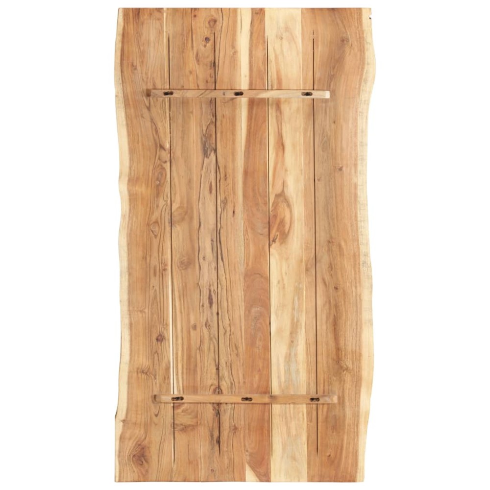 vidaXL Blat de masă, 118x(50-60)x3,8 cm, lemn masiv de acacia