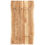 vidaXL Blat de masă, 118x(50-60)x3,8 cm, lemn masiv de acacia vidaXL Blat de masă, 118x(50-60)x3,8 cm, lemn masiv de acacia