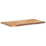 vidaXL Blat de masă, 118x(50-60)x3,8 cm, lemn masiv de acacia vidaXL Blat de masă, 118x(50-60)x3,8 cm, lemn masiv de acacia