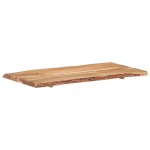 vidaXL Blat de masă, 118x(50-60)x3,8 cm, lemn masiv de acacia vidaXL Blat de masă, 118x(50-60)x3,8 cm, lemn masiv de acacia