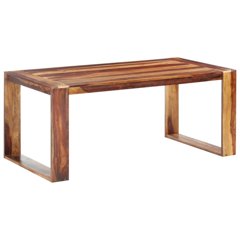 vidaXL Masă de bucătărie, 180x90x76 cm, lemn masiv