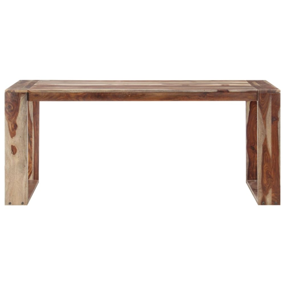 vidaXL Masă de bucătărie, 180x90x76 cm, lemn masiv