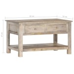 vidaXL Măsuță de cafea, 82 x 52 x 47 cm, lemn masiv de mango vidaXL Măsuță de cafea, 82 x 52 x 47 cm, lemn masiv de mango