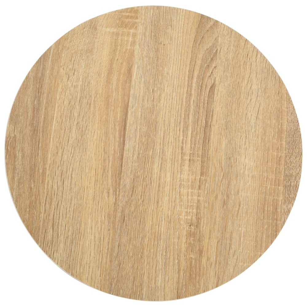 vidaXL Masă de bistro, maro deschis, 40 cm, MDF