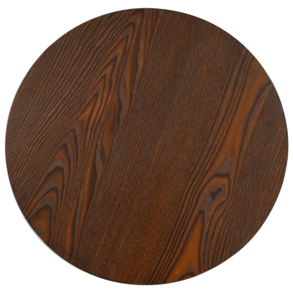 vidaXL Masă de bistro, maro închis, 40 cm, MDF