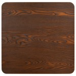 vidaXL Masă de bistro, maro închis, 60 x 60 cm, MDF