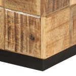 vidaXL Măsuțe de cafea, 2 buc., design bloc, lemn brut de mango