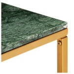 vidaXL Măsuță de cafea verde 60x60x35cm piatră naturală aspect marmură vidaXL Măsuță de cafea verde 60x60x35cm piatră naturală aspect marmură