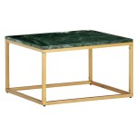 vidaXL Măsuță de cafea verde 60x60x35cm piatră naturală aspect marmură vidaXL Măsuță de cafea verde 60x60x35cm piatră naturală aspect marmură