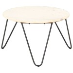 vidaXL Măsuță de cafea alb 65x65x42 cm piatră naturală aspect marmură vidaXL Măsuță de cafea alb 65x65x42 cm piatră naturală aspect marmură