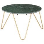 vidaXL Măsuță cafea verde 65x65x42 cm piatră naturală aspect marmură vidaXL Măsuță cafea verde 65x65x42 cm piatră naturală aspect marmură