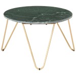 vidaXL Măsuță cafea verde 65x65x42 cm piatră naturală aspect marmură vidaXL Măsuță cafea verde 65x65x42 cm piatră naturală aspect marmură