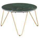 vidaXL Măsuță cafea verde 65x65x42 cm piatră naturală aspect marmură vidaXL Măsuță cafea verde 65x65x42 cm piatră naturală aspect marmură