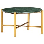 vidaXL Masă de cafea verde 60x60x35 cm piatră naturală aspect marmură vidaXL Masă de cafea verde 60x60x35 cm piatră naturală aspect marmură