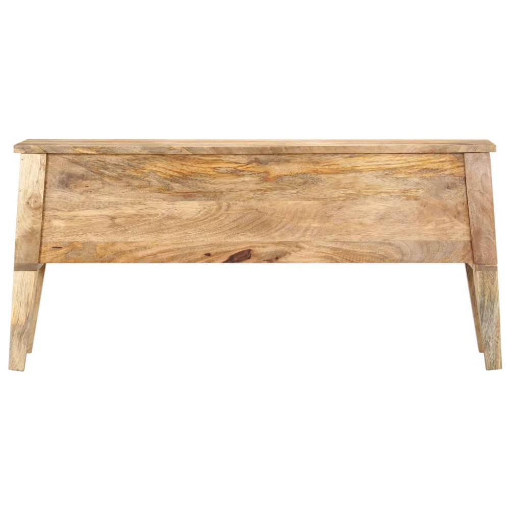 vidaXL Ladă de depozitare, 99x35x48 cm, lemn masiv de mango
