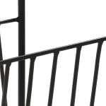 vidaXL Suport pentru reviste, 40x30x50 cm, lemn masiv de mango și oțel vidaXL Suport pentru reviste, 40x30x50 cm, lemn masiv de mango și oțel