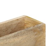 vidaXL Raft de perete pentru reviste 30x11x72 cm lemn masiv de mango vidaXL Raft de perete pentru reviste 30x11x72 cm lemn masiv de mango