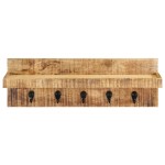 vidaXL Cuier de haine de perete, 60 x 15 x 20 cm, lemn masiv de mango vidaXL Cuier de haine de perete, 60 x 15 x 20 cm, lemn masiv de mango