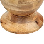 vidaXL Masă laterală rotundă, 43 x 43 x 66 cm, lemn masiv de mango vidaXL Masă laterală rotundă, 43 x 43 x 66 cm, lemn masiv de mango