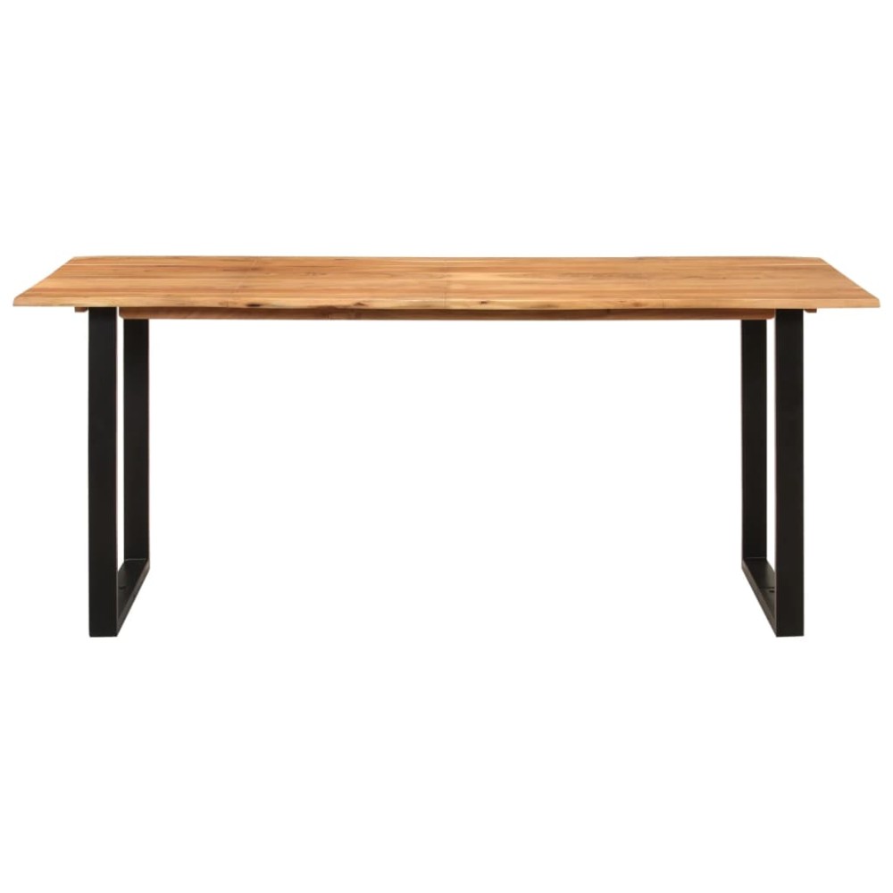 vidaXL Masă de bucătărie, 180 x 90 x 76 cm, lemn masiv de acacia