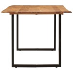 vidaXL Masă de bucătărie, 180 x 90 x 76 cm, lemn masiv de acacia vidaXL Masă de bucătărie, 180 x 90 x 76 cm, lemn masiv de acacia