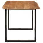 vidaXL Masă de bucătărie, 154x80x76 cm, lemn masiv de acacia vidaXL Masă de bucătărie, 154x80x76 cm, lemn masiv de acacia