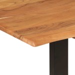 vidaXL Masă de bucătărie, 154x80x76 cm, lemn masiv de acacia vidaXL Masă de bucătărie, 154x80x76 cm, lemn masiv de acacia