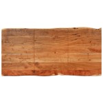 vidaXL Masă de bucătărie, 140 x 70 x 76 cm, lemn masiv de acacia vidaXL Masă de bucătărie, 140 x 70 x 76 cm, lemn masiv de acacia